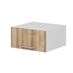 Alvinka Mutfak Modül Duz Üst 1Yk 60-H30Cm Yuk Dolap Beyaz Dore Mdf