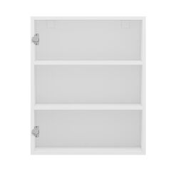 Alvinka Mutfak Modül Mbr_A Üst 1Dk2R 60-H72Cm Dolap Beyaz Beyaz Mdf