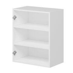 Alvinka Mutfak Modül Mbr_A Üst 1Dk2R 60-H72Cm Dolap Beyaz Beyaz Mdf