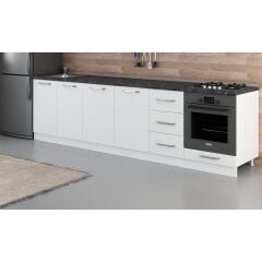 Minar 295 Cm Mutfak Dolabı Beyaz 295-B6-Alt Modül