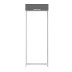 Alvinka Mutfak Modül 90-H222Cm Buz Dolabı Antrasit - Suntalam