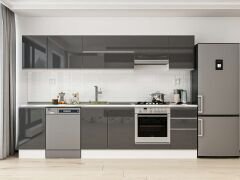 Alvinka 290X210 Cm High Gloss Mutfak Dolabı M-E80S45S45-1