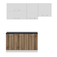 Minar 200 Cm Mutfak Dolabı Beyaz Dore 200-D7