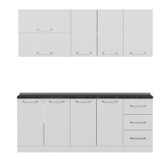 Minar 205 Cm Mutfak Dolabı Beyaz 205-B2