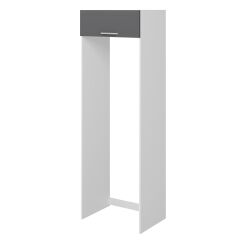 Alvinka Mutfak Modül 90-H240Cm Buz Dolabı Antrasit - Mdf