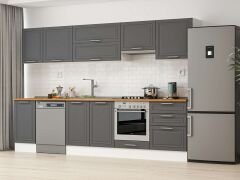 Alvinka 315X210 Cm Klasik Mebran Mutfak Dolabı M-E90S45S60-1