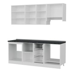 Minar 205 Cm Mutfak Dolabı Beyaz 205-B5