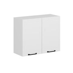 Alvinka Mutfak Modül Mbr_A Üst 2Dk1R 90-H72Cm Dolap Beyaz Beyaz Mdf