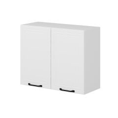 Alvinka Mutfak Modül Mbr_A Üst 2Dk1R 90-H72Cm Dolap Beyaz Beyaz Mdf