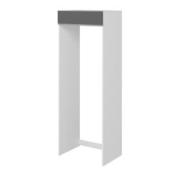 Alvinka Mutfak Modül J Kulp 90-H222Cm Buz Dolabı Antrasit - Mdf