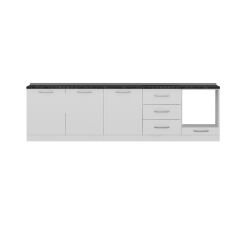 Minar 300 Cm Mutfak Dolabı Beyaz 300-B10-Alt Modül