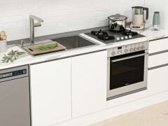 Alvinka 380X222 Cm High Gloss Mutfak Dolabı Mbb-E90B50S40-3 High Gloss | Beyaz - Suntalam