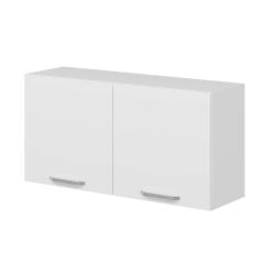 Alvinka Mutfak Modül Duz Üst 2Dk1R 120-H60Cm Dolap Beyaz Beyaz Mdf