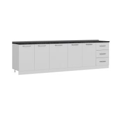 Minar 300 Cm Mutfak Dolabı Beyaz 300-B1-Alt Modül