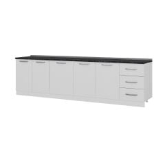 Minar 300 Cm Mutfak Dolabı Beyaz 300-B1-Alt Modül