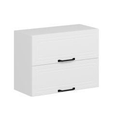 Alvinka Mutfak Modül Mbr_A Üst 2Yk1R 80-H60Cm Dolap Beyaz Beyaz Mdf