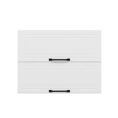 Alvinka Mutfak Modül Mbr_A Üst 2Yk1R 80-H60Cm Dolap Beyaz Beyaz Mdf