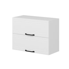 Alvinka Mutfak Modül Mbr_A Üst 2Yk1R 80-H60Cm Dolap Beyaz Beyaz Mdf