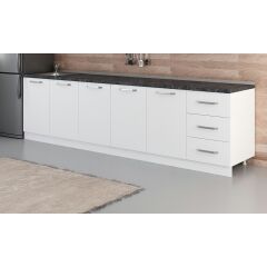 Minar 300 Cm Mutfak Dolabı Beyaz 300-B2-Alt Modül