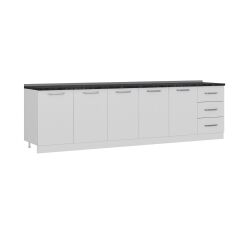 Minar 300 Cm Mutfak Dolabı Beyaz 300-B2-Alt Modül