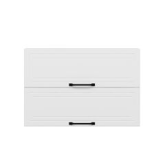 Alvinka Mutfak Modül Mbr_A Üst 2Yk1R 90-H60Cm Dolap Beyaz Beyaz Mdf