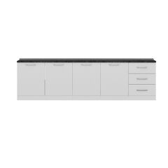 Minar 300 Cm Mutfak Dolabı Beyaz 300-B3-Alt Modül