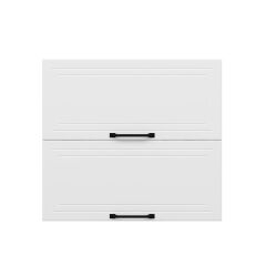 Alvinka Mutfak Modül Mbr_A Üst 2Yk1R 80-H72Cm Dolap Beyaz Beyaz Mdf