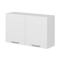 Alvinka Mutfak Modül Duz Üst 2Dk1R 120-H72Cm Dolap Beyaz Beyaz Mdf