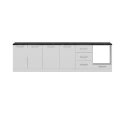 Minar 300 Cm Mutfak Dolabı Beyaz 300-B4-Alt Modül