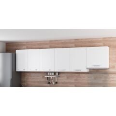 Minar 300 Cm Mutfak Dolabı Beyaz 300-B5-Üst Modül