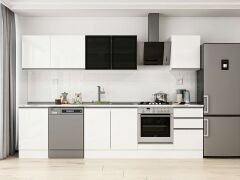 Alvinka 300X210 Cm High Gloss Mutfak Dolabı M-E80S50S50-3