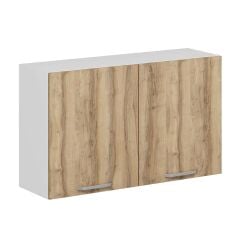 Alvinka Mutfak Modül Duz Üst 2Dk1R 120-H72Cm Dolap Beyaz Dore Mdf