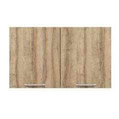 Alvinka Mutfak Modül Duz Üst 2Dk1R 120-H72Cm Dolap Beyaz Dore Mdf