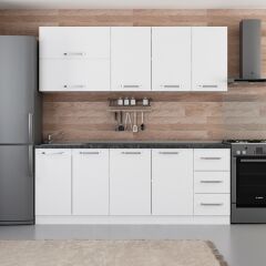 Minar 210 Cm Mutfak Dolabı Beyaz 210-B2