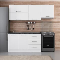 Minar 210 Cm Mutfak Dolabı Beyaz 210-B4