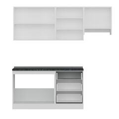 Minar 210 Cm Mutfak Dolabı Beyaz 210-B4