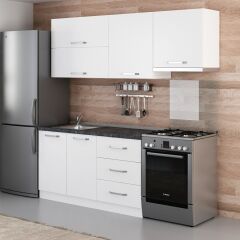 Minar 210 Cm Mutfak Dolabı Beyaz 210-B4