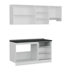 Minar 210 Cm Mutfak Dolabı Beyaz 210-B4