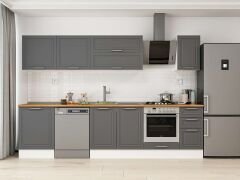 Alvinka 310X210 Cm Klasik Mebran Mutfak Dolabı M-E90S60S40-2