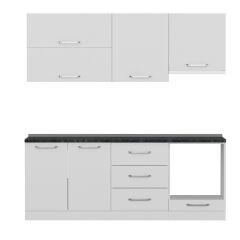 Minar 210 Cm Mutfak Dolabı Beyaz 210-B5