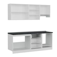 Minar 210 Cm Mutfak Dolabı Beyaz 210-B5