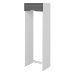 Alvinka Mutfak Modül Mbr_C 90-H240Cm Buz Dolabı Antrasit - Mdf