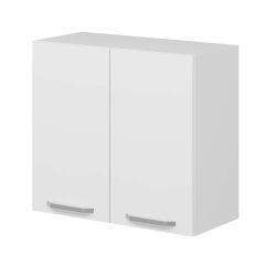 Alvinka Mutfak Modül Duz Üst 2Dk1R 80-H72Cm Dolap Beyaz Beyaz Suntalam