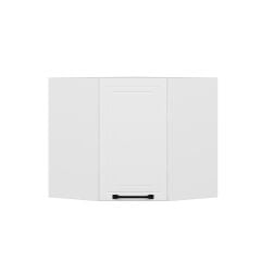 Alvinka Mutfak Modül Mbr_A Üst 1Dk1R 60-H60Cm Köşe Dolap Beyaz Beyaz Mdf