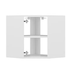 Alvinka Mutfak Modül Mbr_A Üst 1Dk1R 60-H60Cm Köşe Dolap Beyaz Beyaz Mdf