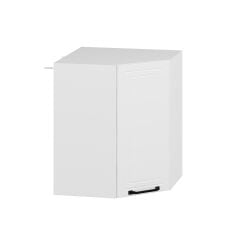 Alvinka Mutfak Modül Mbr_A Üst 1Dk1R 60-H72Cm Köşe Dolap Beyaz Beyaz Mdf