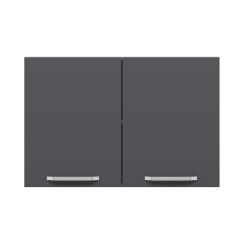 Alvinka Mutfak Modül Duz Üst 2Dk1R 90-H60Cm Dolap Beyaz Antrasit Suntalam