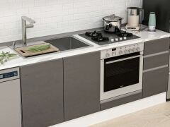 Alvinka 280X210 Cm High Gloss Mutfak Dolabı Mb-E80B40S40-2