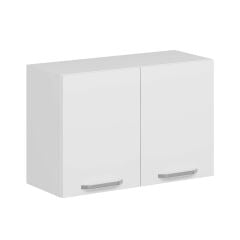 Alvinka Mutfak Modül Duz Üst 2Dk1R 90-H60Cm Dolap Beyaz Beyaz Mdf