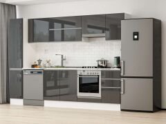 Alvinka 285X210 Cm High Gloss Mutfak Dolabı Mb-E80B40S45-1